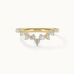 Stunning Round Diamond Ring, 14K Gold Vermeil, 1/4 ct Lab Grown Diamond-5