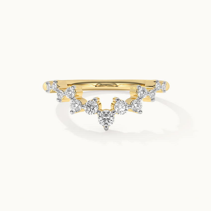 Stunning Round Diamond Ring, 14K Gold Vermeil, 1/4 ct Lab Grown Diamond-5