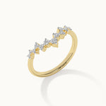 Stunning Round Diamond Ring, 14K Gold Vermeil, 1/4 ct Lab Grown Diamond-8