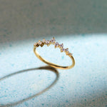 Stunning Round Diamond Ring, 14K Gold Vermeil, 1/4 ct Lab Grown Diamond-7
