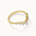 Stunning Round Diamond Ring, 14K Gold Vermeil, 1/4 ct Lab Grown Diamond-9