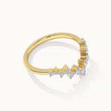 Stunning Round Diamond Ring, 14K Gold Vermeil, 1/4 ct Lab Grown Diamond-9