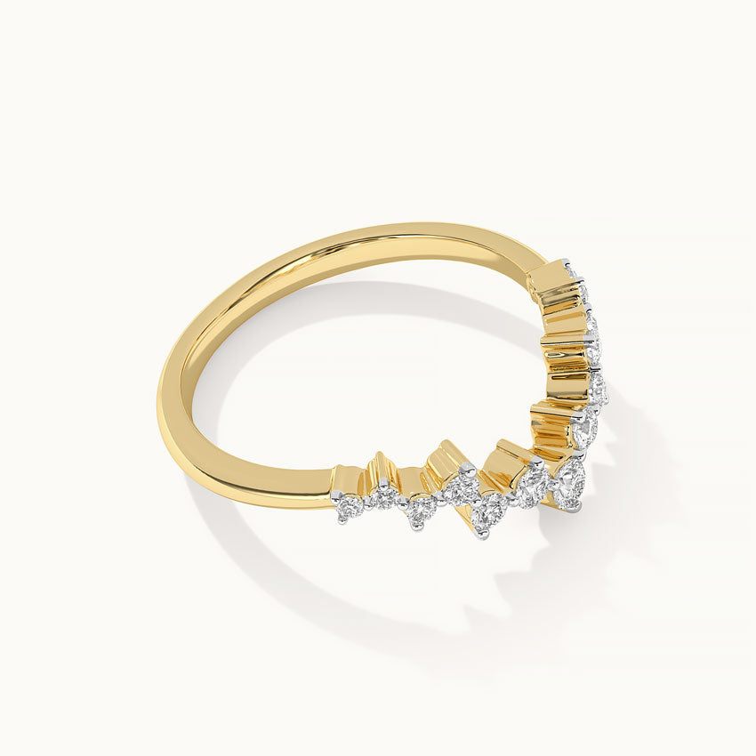 Stunning Round Diamond Ring, 14K Gold Vermeil, 1/4 ct Lab Grown Diamond-9