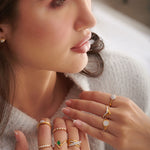Pave Diamond Cross-Over Ring, 14K Gold Vermeil, 1/3 ct Lab Grown Diamond-6