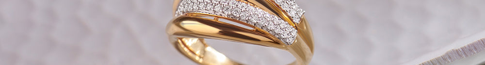Multi-Layered Diamond Ring, 14K Solid Gold, 1/2 ct Lab Grown Diamond-1