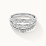 Royal Diamond Band, Sterling Silver, 1 ct Lab Grown Diamond-3