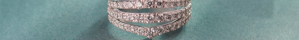 Royal Diamond Band, Sterling Silver, 1 ct Lab Grown Diamond-1