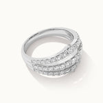 Royal Diamond Band, Sterling Silver, 1 ct Lab Grown Diamond-8