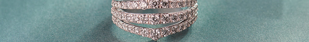 Royal Diamond Band, Sterling Silver, 1 ct Lab Grown Diamond-1