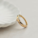 Scattered Diamond Band, 14K Gold Vermeil, 1/6 ct Lab Grown Diamond-7