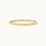 Sleek Stacker Band, 14K Solid Gold-3