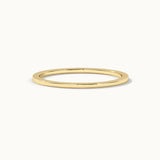 Sleek Stacker Band, 14K Solid Gold-3