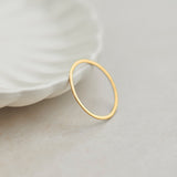 Sleek Stacker Band, 14K Gold Vermeil-6