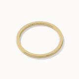 Sleek Stacker Band, 14K Solid Gold-8