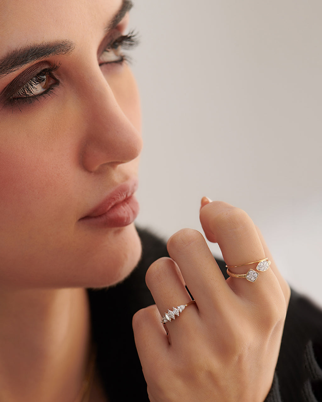 Sleek Stacker Band, 14K Gold Vermeil-2