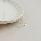 Sleek Stacker Band, 14K Solid Gold-1