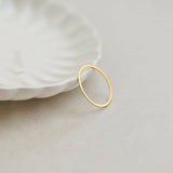 Sleek Stacker Band, 14K Gold Vermeil-1