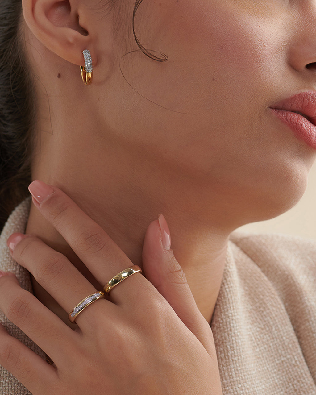 Traditional Band Ring, 10K Solid Gold-2