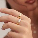 Traditional Band Ring, 10K Solid Gold-5
