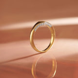 Diamond Signet Ring, 14K Solid Gold, 1/4 ct Lab Grown Diamond-5