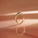 Diamond Signet Ring, 14K Solid Gold, 1/4 ct Lab Grown Diamond-1