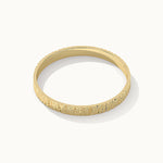 Textured Stackable Band, 10K Solid Gold-6