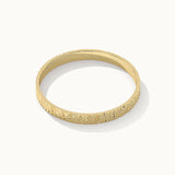 Textured Stackable Band, 10K Solid Gold-6