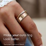 Textured Diamond Band