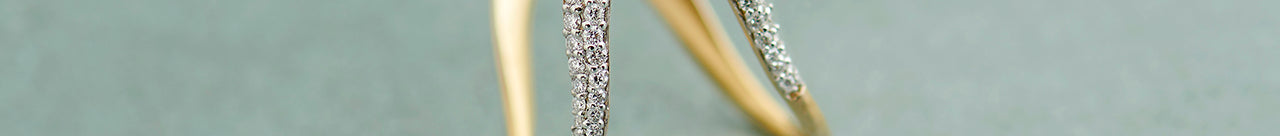 Vanki Pave Diamond Ring, 10K Solid Gold, 1/3 ct Lab Grown Diamond-1