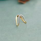 Vanki Pave Diamond Ring, 10K Solid Gold, 1/3 ct Lab Grown Diamond-1