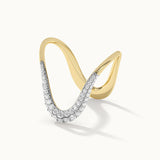 Vanki Pave Diamond Ring, 10K Solid Gold, 1/3 ct Lab Grown Diamond-8