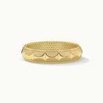 Stackable Pyramid Band, 14K Gold Vermeil-3