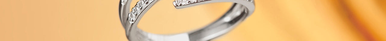 Three Row Coil Diamond Band, 14K Solid Gold, 1/4 ct Lab Grown Diamond-1