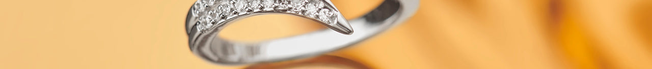 Swirl Wrap Diamond Band, Sterling Silver, 1/4 ct Lab Grown Diamond-1