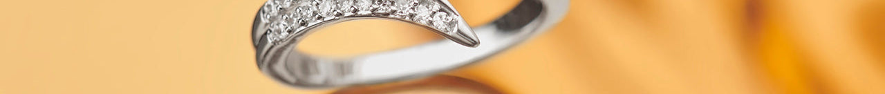 Swirl Wrap Diamond Band, 14K Solid Gold, 1/4 ct Lab Grown Diamond-1
