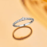 Tiara Stackable Diamond Band, 14K Solid Gold, 1/3 ct Lab Grown Diamond-1