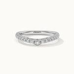 Tiara Stackable Diamond Band, Sterling Silver, 1/3 ct Lab Grown Diamond-3