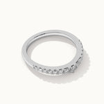 Tiara Stackable Diamond Band, Sterling Silver, 1/3 ct Lab Grown Diamond-7