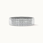 Elegant Half Eternity Band, 10K Solid Gold, 1/2 ct Lab Grown Diamond-7