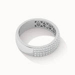 Elegant Half Eternity Band, 10K Solid Gold, 1/2 ct Lab Grown Diamond-6