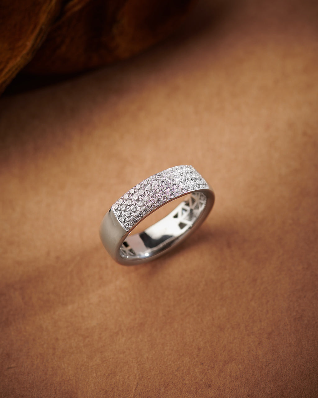 Elegant Half Eternity Band, 10K Solid Gold, 1/2 ct Lab Grown Diamond-8