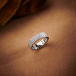 Elegant Half Eternity Band, 10K Solid Gold, 1/2 ct Lab Grown Diamond-2