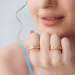 Peak Diamond Ring, 14K Gold Vermeil, 1/3 ct Lab Grown Diamond-2