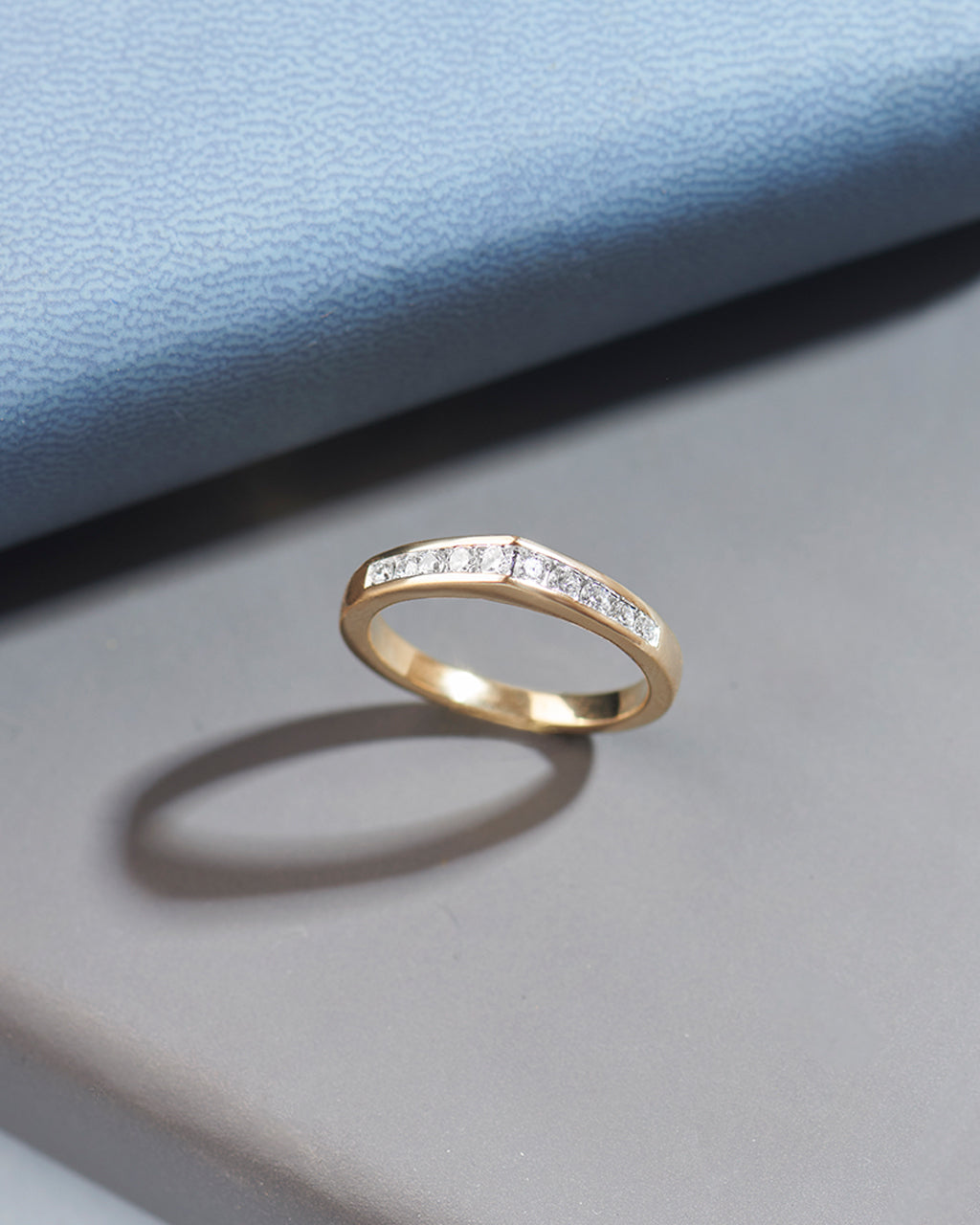 Peak Diamond Ring, 14K Gold Vermeil, 1/3 ct Lab Grown Diamond-6