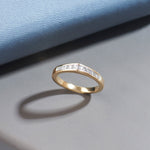 Peak Diamond Ring, 14K Gold Vermeil, 1/3 ct Lab Grown Diamond-6