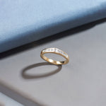 Peak Diamond Ring, 14K Gold Vermeil, 1/3 ct Lab Grown Diamond-1