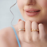 Peak Diamond Ring, 14K Solid Gold, 1/3 ct Lab Grown Diamond-2