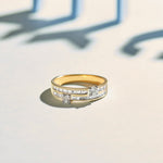Double Row Diamond Band, 14K Solid Gold, 1/2 ct Lab Grown Diamond-5