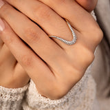 Vanki Pave Diamond Ring
