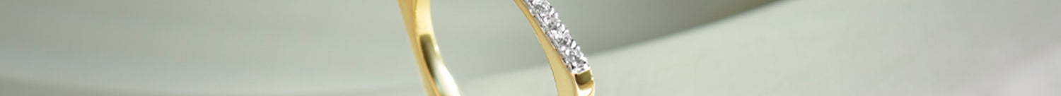 Peak Diamond Band, 14K Gold Vermeil, 1/5 ct Lab Grown Diamond-1